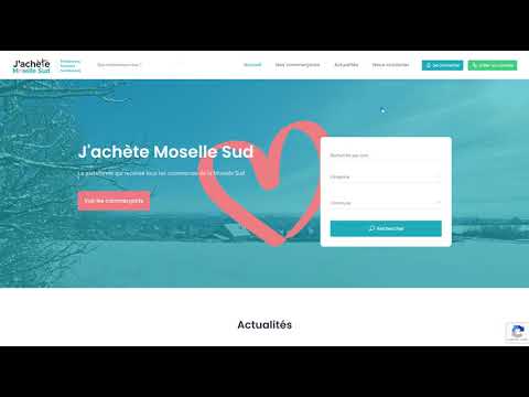 Se connecter à la plateforme J'achète Moselle Sud