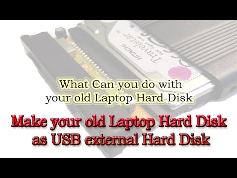 How To Use Laptop  Hard Disk Drive As External Usb Hard Drive