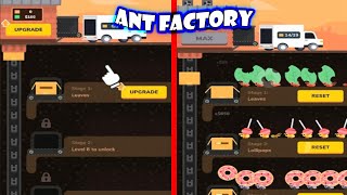 I Developed Max Level of Ant Factory !! Ant Factory screenshot 4