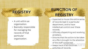 ASM501 Chapter 2 - Records Management