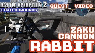 Gundam Battle Operation 2 Guest Video: MS-06K Zaku Cannon Rabbit Type