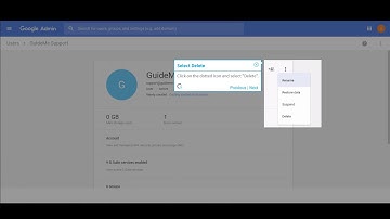 How to Delete User via Google Admin Console