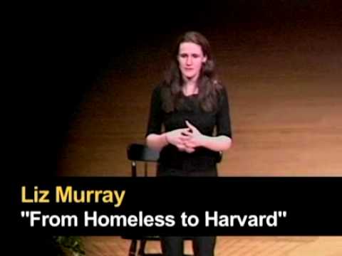 www.depauw.edu "It's not about Harvard, it's not about a prestigious school," says Liz Murray of her incredible and uplifting life story, which she shared with an audience at DePauw University tonight. "It's not about that. It's about learning, about educating yourself and gathering enough knowledge to find your way through any little crack or crevice you possibly can so you can move up and escape from that trap you were born into."