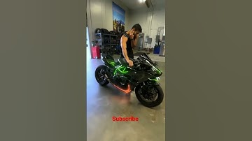 Thumbnail of Sound of H2r 🔥 #h2r #kawasaki #ninja #shorts