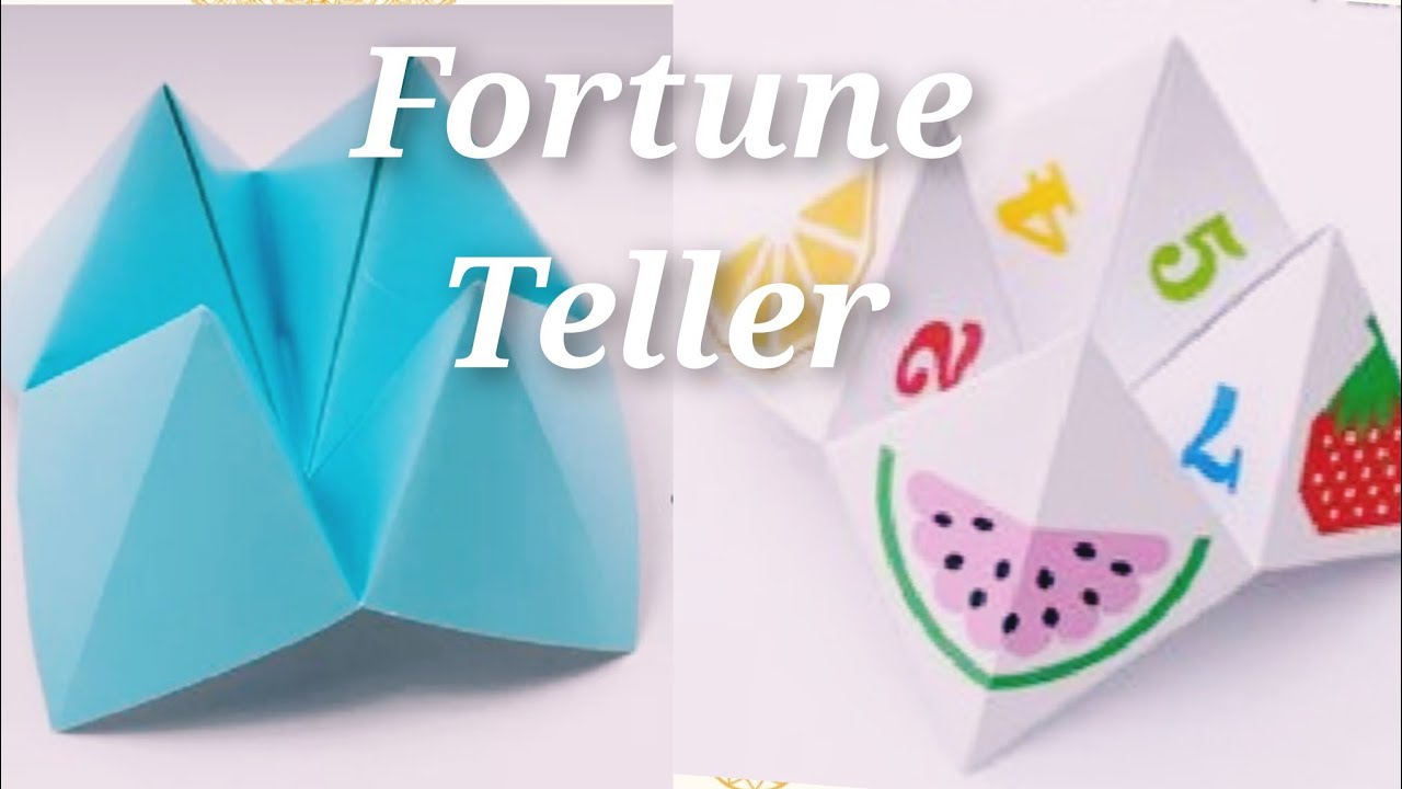 Origami Paper Fortune Teller | Easy Fortune Teller For Kids DIY - YouTube