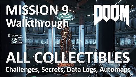Doom 4 Walkthrough Part 9 Lazarus Labs - All Secrets, Challenges & Collectibles