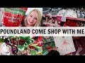 POUNDLAND CHRISTMAS COME SHOP WITH ME AND HAUL!