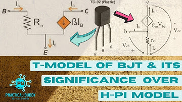 T-Model and its Significance Over Hybrid-pi Model | #transistoramplifier #bjt #fets #semiconductor