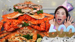 [Mukbang ASMR] Thanks for 6M✨ Giant Crab Cake 🦀 Kingcrab BlueCrab SnowCrab MiniCrab Ssoyoung