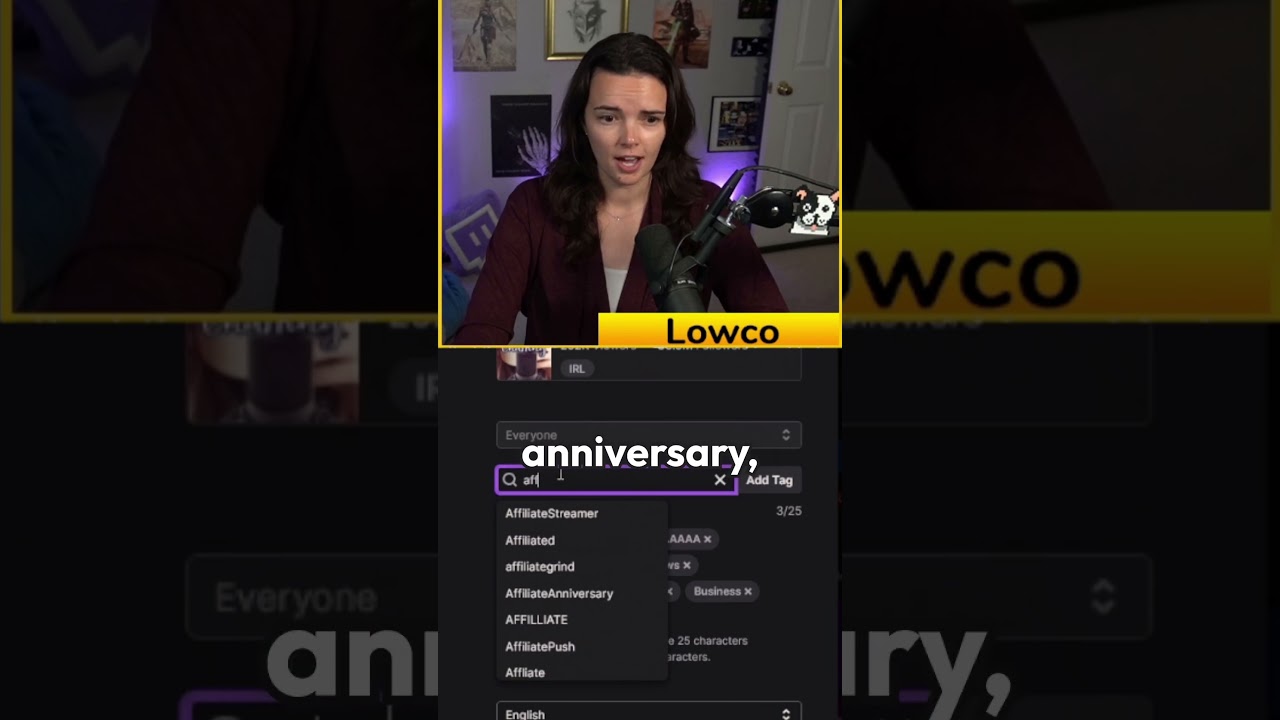Twitch Tags Are Getting Out of Hand! #shorts #twitch