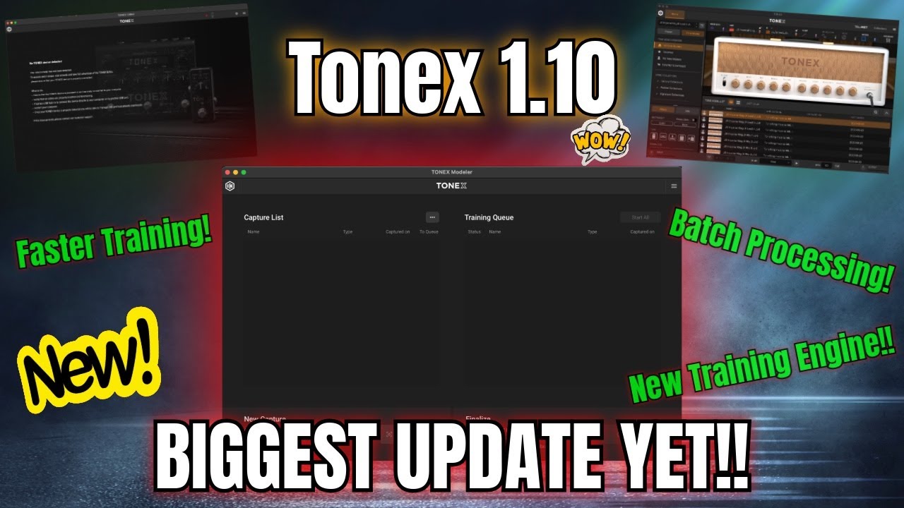 TONEX 1.10 – The Biggest Update Yet (NEW Better, Faster Training Engine + Batch Processing!)