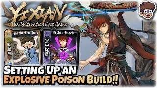 Setting Up An Explosive Poison Build! | FREE Autobattler Deckbuilder | Yi Xian 1.0