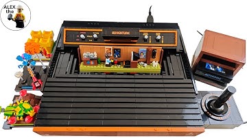 LEGO ICONS 10306 speed build and play - Atari 2600 Video Computer System