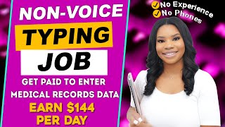 Medical Records Data Entry Job: Make $144 Per Day Working From Home With No Experience Needed!