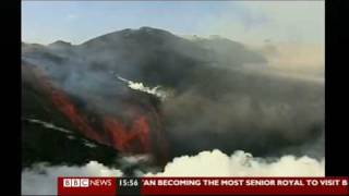 BBC News Volcano erupts in south Iceland