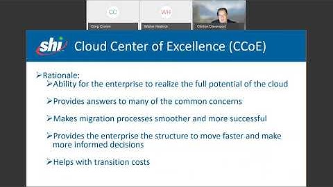 Cloud Center of Excellence Webinar