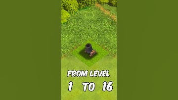 Upgrading Mortar from Level 1 - 16 ☄️