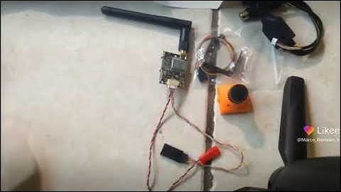 Akk kco2 600mw fpv transmitter 600tvl 2.8mm 120 Sony ccd camera kit no batteries unboxing #reviews 5