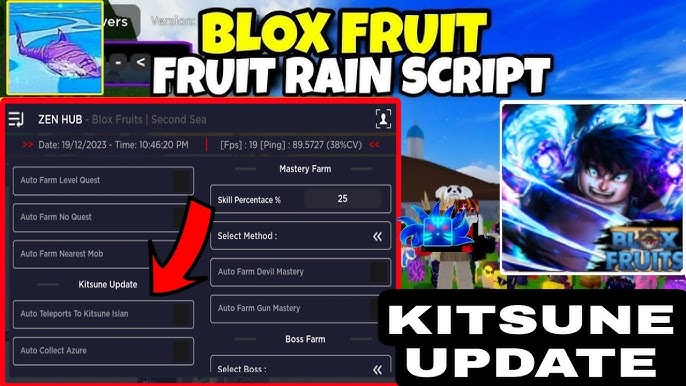 UPDATE ] BLOX FRUIT SCRIPT NO KEY, AUTO FIND LEVIATHAN ⚓, FARM LEVEL +  MASTERY