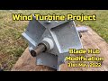 Wind Turbine Project Blade Modification - Taper Shaft - 31st May 2022