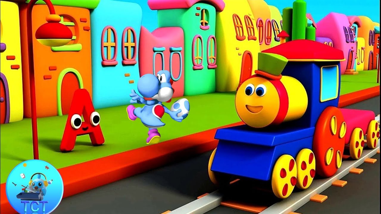 Humpty the Train on abcd Ride || abcd kids video || learning Alphabet ...