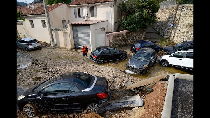 Inondations à Marseille : que des dégâts matériels