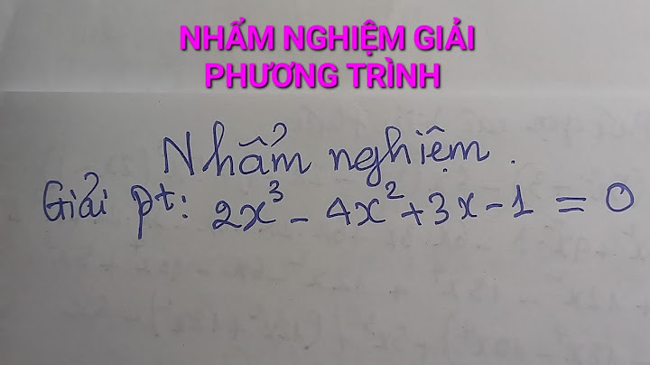 Phương trình bậc 3 vô nghiệm khi nào