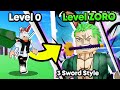 I Became ZORO For A DAY! In Blox Fruits (Roblox)