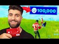 I Gave 100,000 VBucks to Random Duos for Christmas! (they cried)