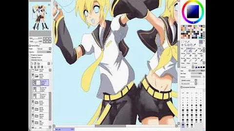 Len & Rin Kagamine Vocaloids Fanart