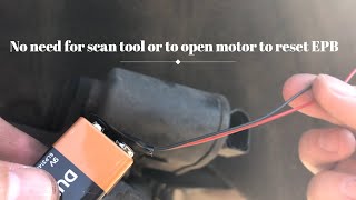 Volvo Rear Brakes and EPB Reset *no need to open EPB motor*