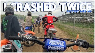 Riding my first Motocross Track Raceway Park MX