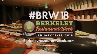 Berkeley Restaurant Week 2018