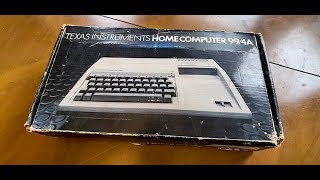 1983 Texas Instruments Home Computer 99/4A - Never Used!  Unboxing Wealth