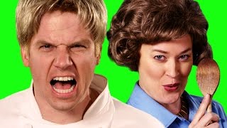 Gordon Ramsay vs Julia Child. ERB Behind the Scenes