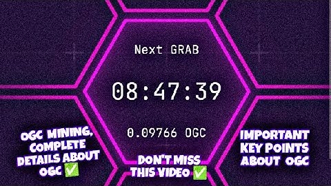 How To Qualify In OGC AirDrop | Full Details About OGC Mining ⛏️ | Must Watch This Video ✅