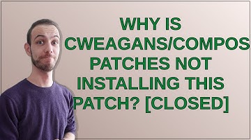 Why is cweagans/composer-patches not installing this patch? [closed]