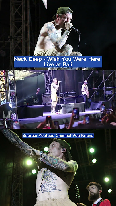 Neck Deep - Wish You Were Here (Live at Bali 2022)!!! Full video buka channel VOA KRISNA