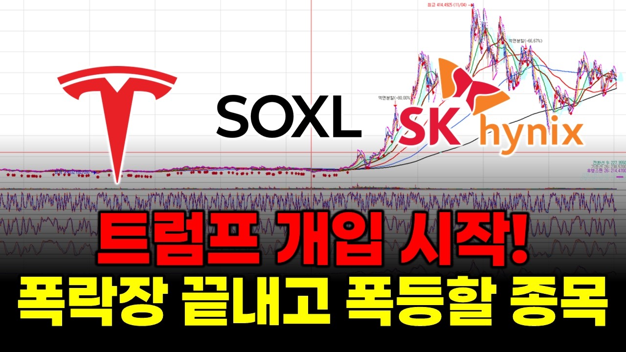 트럼프가 찍어주는 폭등 할 종목