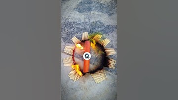 Matchsticks vs yellow color rockets missile experiment 🧪 #experiment #antistress #satisfying