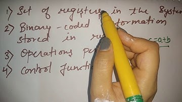 Register Transfer Logic | computer organization and architecture