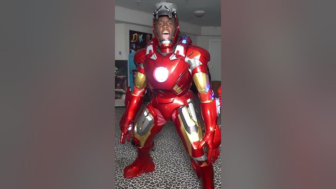 Kai Cenat Gets Working Iron Man Suit - YouTube