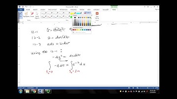 Problem 12-24 Dynamics 13th ed by Hibbeler. Section 12-2. Rectilinear Continuous Motion