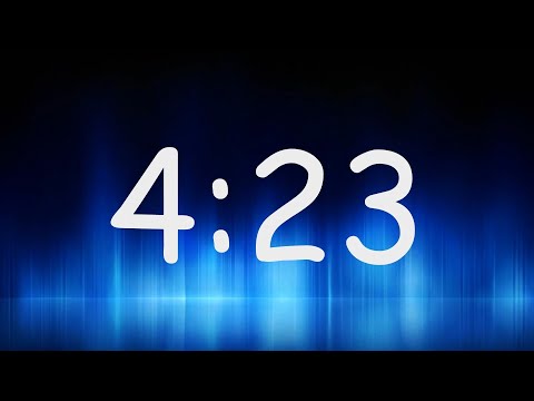 4:23 Minutes Timer / Countdown from 4min 23sec