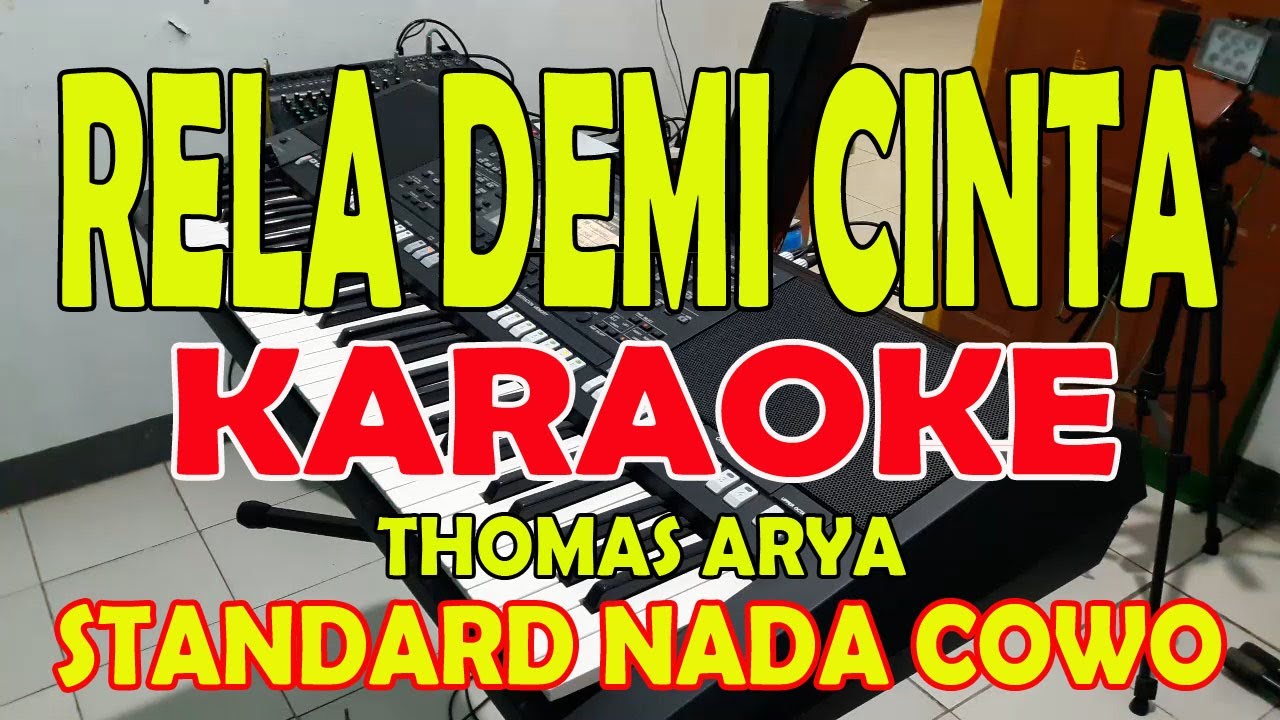 RELA DEMI CINTA THOMAS ARYA STANDARD VOCAL COWO BDO