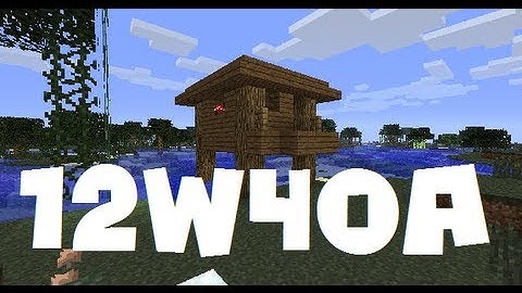 Week 40 (12w40a) COMPLETE Snapshot Overview! - Minecraft 1.4