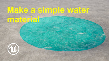 How to make a simple water material in Unreal Engine 5