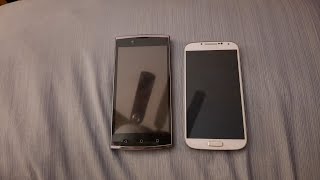 UMX U693CL vs Samsung Galaxy S4 boot comparison and shutdown