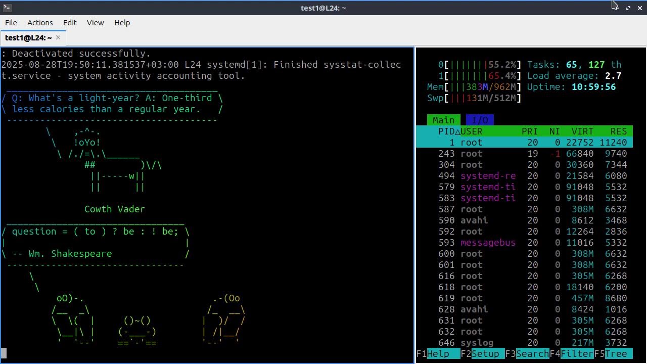 ⚫ Оптимізація Lubuntu 24.04 | CPU(s): 2 | RAM: 1 GB -- v1