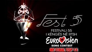 Обложка Eurovision 2017 Albania Preselection Festivali I Këngës 2017 My Top 14 Скачать Eurovision 2017 Albania Preselection Festivali I Këngës 2017 My Top 14